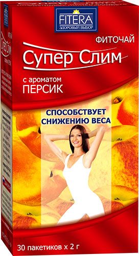 Изображение товара Супер слим чай 30*2г (персик) Супер слим чай 30*2г (персик) фотография