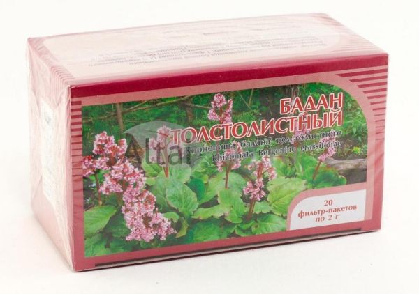 Изображение товара Бадан (корни) толстолистный хорст 20пак. Бадан (корни) толстолистный хорст 20пак. фотография