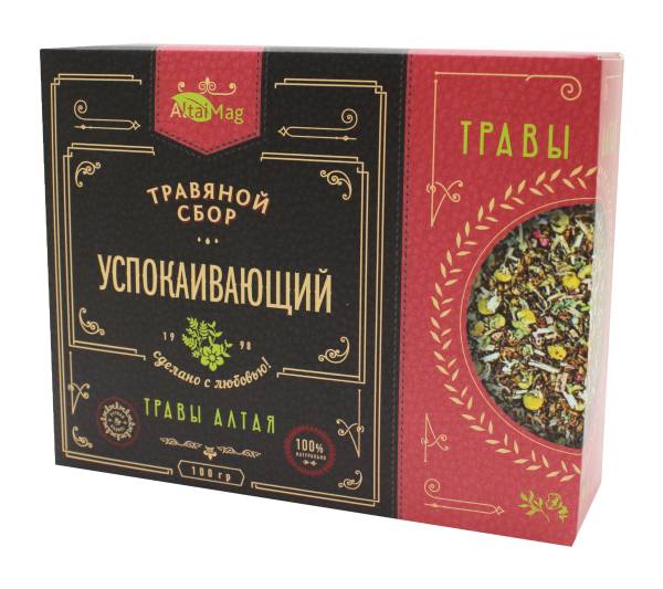 Изображение товара Сбор травяной Успокаивающий АлтайМаг 100г Сбор травяной Успокаивающий АлтайМаг 100г фотография