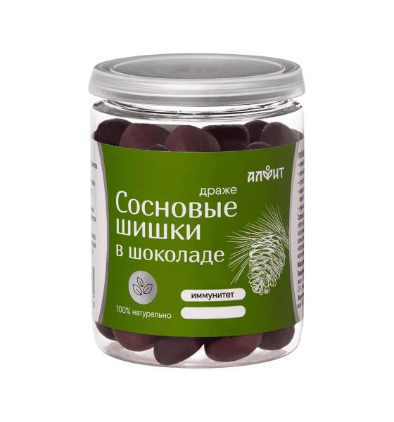 Изображение товара Драже Сосновые шишки в шоколаде Алфит 100г Драже Сосновые шишки в шоколаде Алфит 100г фотография