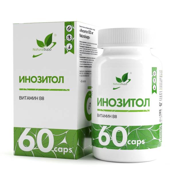 Изображение товара Инозитол 600мг Naturalsupp №60 Инозитол 600мг Naturalsupp №60 фотография