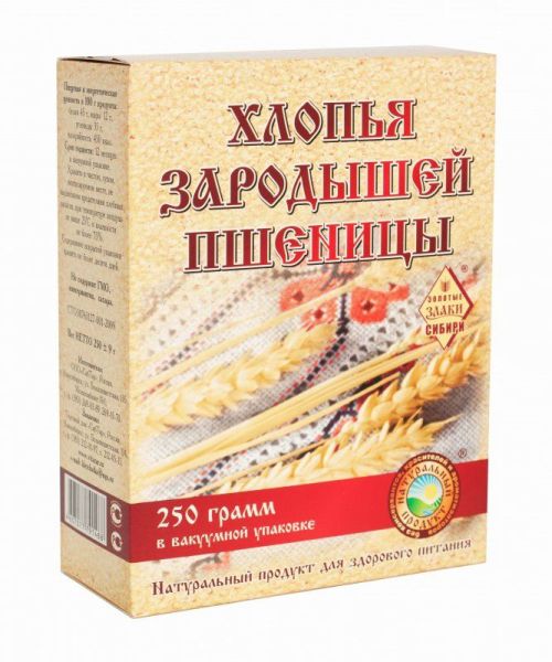 Изображение товара Хлопья зародышей пшеницы, 250г Хлопья зародышей пшеницы, 250г фотография