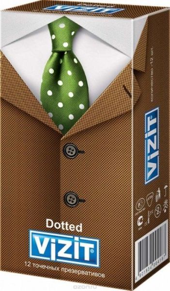 Изображение товара Презерватив Vizit Dotted точечные 12шт Презерватив Vizit Dotted точечные 12шт фотография